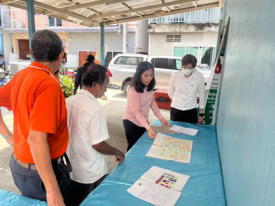 เข้าสังเกตการณ์รังวัดที่ดินของสหกรณ์เคหสถานชุมชนใกล้ทางด่วน ... พารามิเตอร์รูปภาพ 1