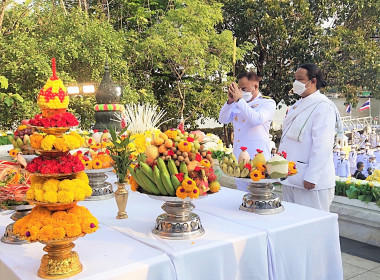 พิธีวางพานพุ่มดอกไม้ถวายราชสัการะ ... พารามิเตอร์รูปภาพ 4