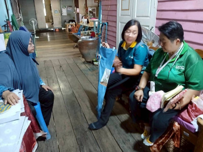 เข้าตรวจเยี่ยมกลุ่มอาชีพสหกรณ์ศิลปะประดิษฐ์เกาะเกร็ด พารามิเตอร์รูปภาพ 1