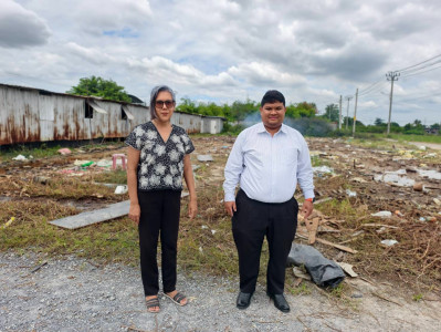 เข้าติดตามการรื้อถอนบ้านพักชั่วคราวบนแปลงที่ดินสหกรณ์ฯ พารามิเตอร์รูปภาพ 1