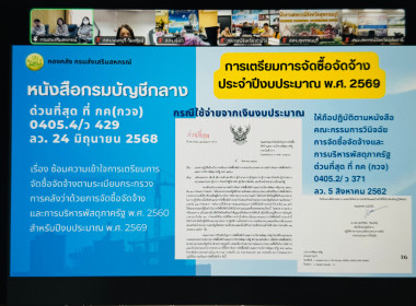 เข้าร่วมประชุมชี้แจงการเตรียมความพร้อมการปฏิบัติงานในช่วงสิ้นปีงบประมาณ พ.ศ.2568 ... พารามิเตอร์รูปภาพ 3