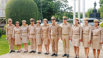 เข้าร่วมกิจกรรมเคารพธงชาติและร้องเพลงชาติไทย ... พารามิเตอร์รูปภาพ 1