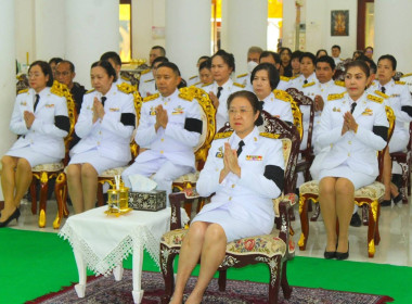 เข้าร่วมพิธีบำเพ็ญกุศล เพื่ออุทิศถวายพระราชกุศล ... พารามิเตอร์รูปภาพ 1