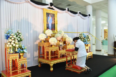 เข้าร่วมพิธีบำเพ็ญกุศล เพื่ออุทิศถวายพระราชกุศล ... พารามิเตอร์รูปภาพ 1