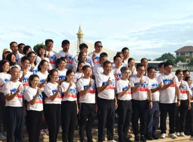 ร่วมบันทึกวิดีโอประชาสัมพันธ์โครงการ "แสงนำใจไทยทั้งชาติ ... พารามิเตอร์รูปภาพ 6