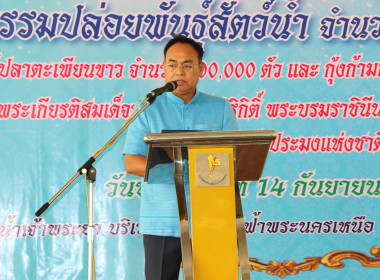 กิจกรรมปล่อยพันธุ์สัตว์น้ำ จำนวน 300,000 ตัว พารามิเตอร์รูปภาพ 1
