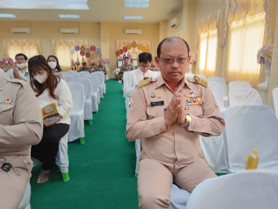 ร่วมในพิธีเจริญพระพุทธมนต์เฉลิมพระเกียรติ ถวายพระพรชัยมงคล พารามิเตอร์รูปภาพ 1