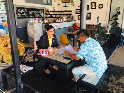 เข้าติดต่อประสานงานกับอดีตประธานกลุ่มเกษตรกรทำสวนเกาะเกร็ด ... พารามิเตอร์รูปภาพ 1